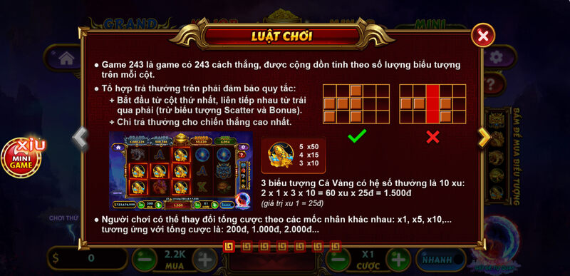 Luật chơi chi tiết của game slot Kho Báu Tứ Linh