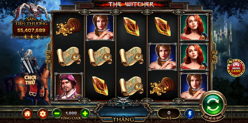 Luật chơi game slot The Witcher FA88