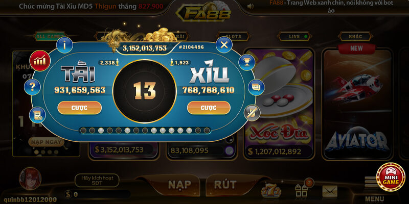 Giới thiệu về game Tài Xỉu online 88