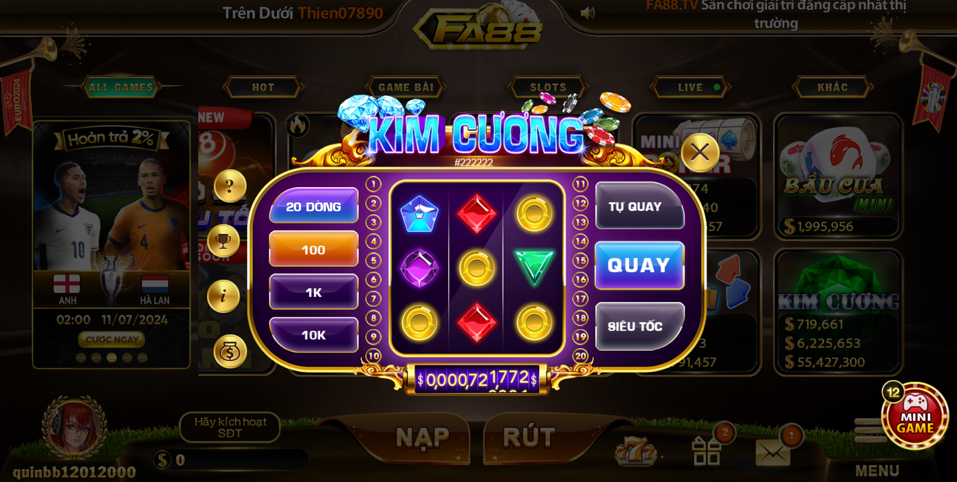 Giới thiệu Game KIm Cương